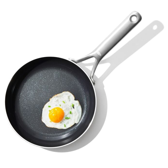Stainless Steel Mira Series 8in Frypan - Ceramic - US 0876