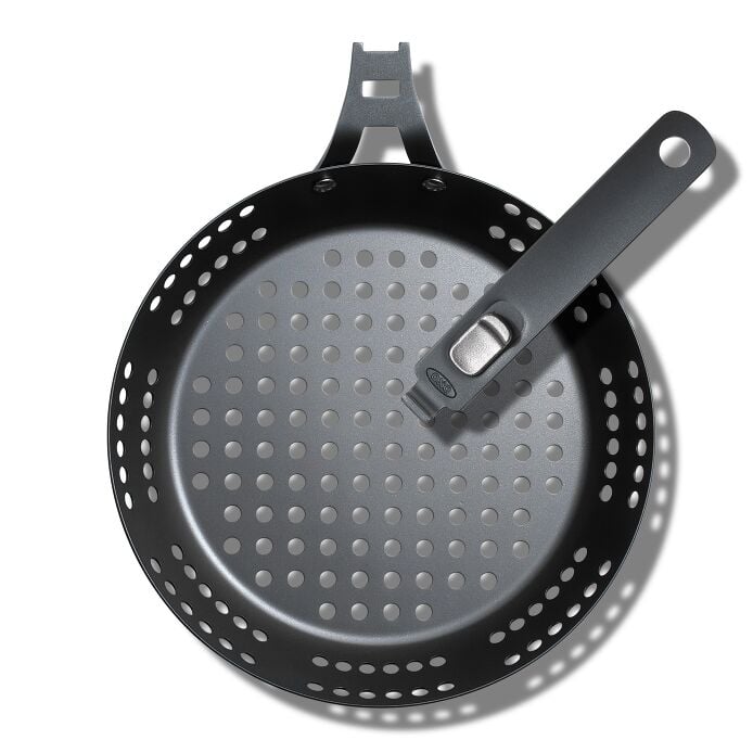 Outdoor 10" Perforated Carbon Steel Pan - US 4915
