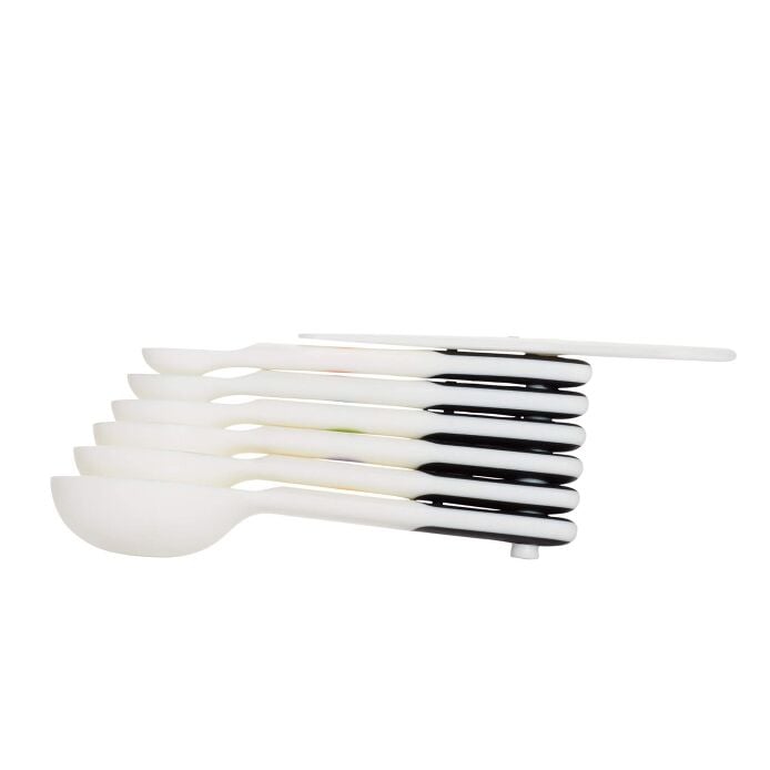 7 Piece Plastic Measuring Spoons - White - US 5979
