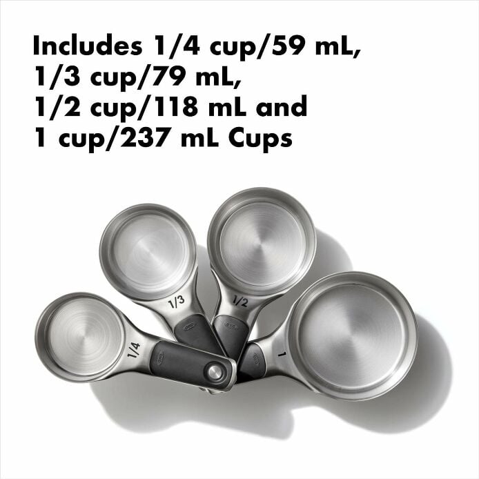 Stainless Steel Measuring Cups and Spoons Set - US 6041