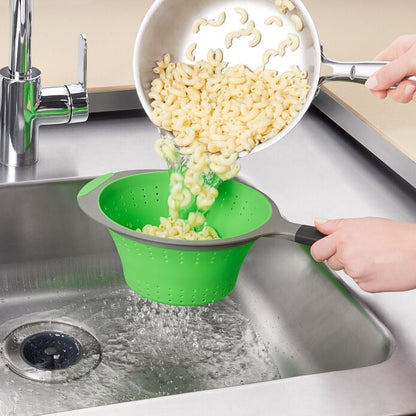 Silicone Collapsible Strainer (2.0 Qt) - US 6878