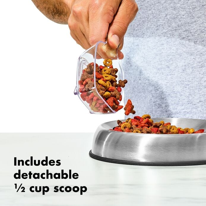 OXO Good Grips Pet POP Container – 6.0 Qt/5.7 L with Half Scoop - US 0965