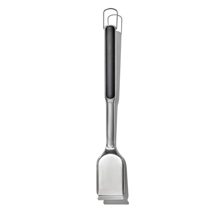 Coiled Grill Brush With Replaceable Head - US 6419