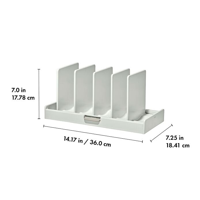 Adjustable Cookware Organizer - US 5632