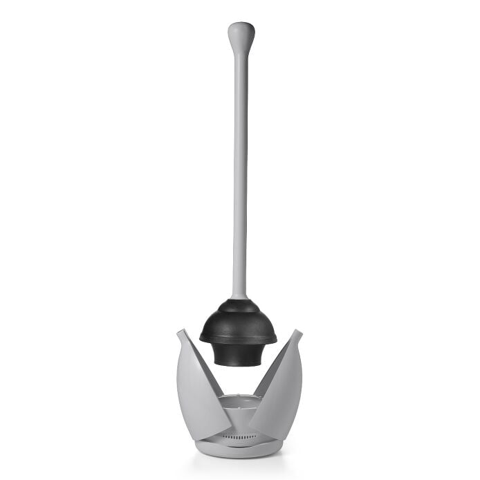 Toilet Plunger and Canister - US 5661