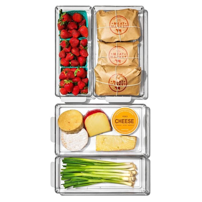 4 Piece Refrigerator Storage Bin Starter Set - US 0367
