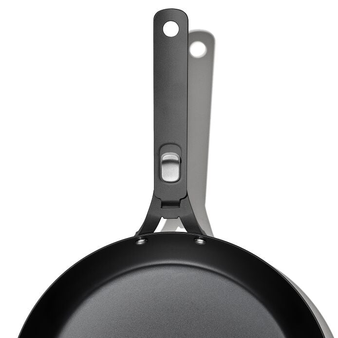 Outdoor 12-inch Carbon Steel Pan with Removable Handle - US 8761