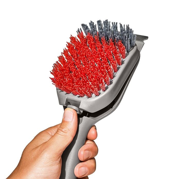 Outdoor Nylon Grill Brush Set of 2 Replacement Heads - US 6024