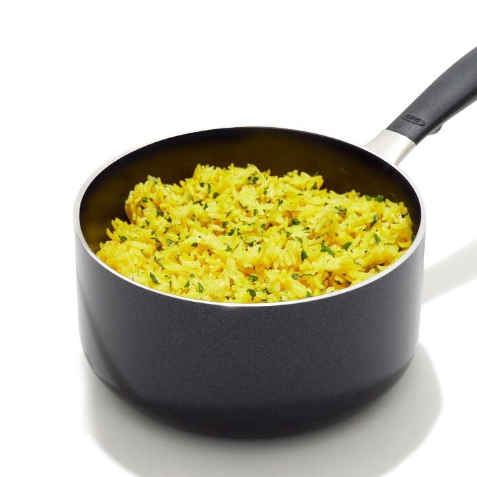 OXO Stainless Steel Everyday 1.6 qt Saucepan with Lid - US 1086