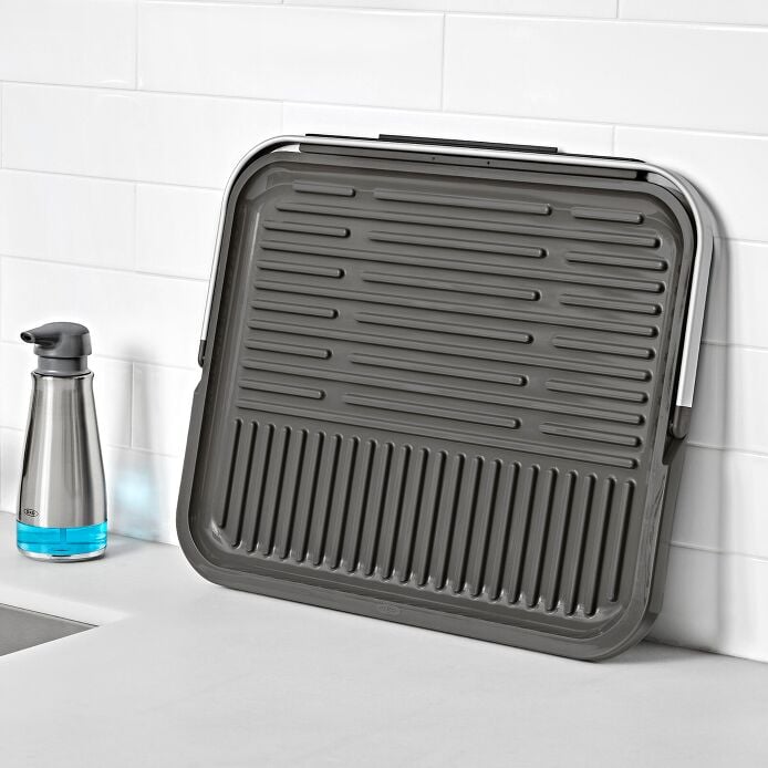 OXO Good Grips Compact Drying Rack with Dish Rest - US 5027