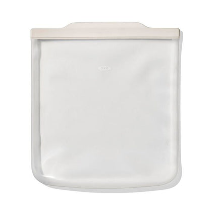 Silicone Reusable Bag - Gallon Bag (128 oz) - Oat - US 6964