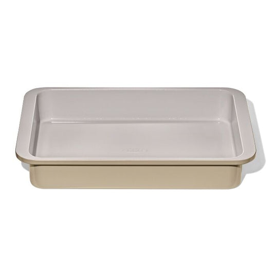 Non-Stick Pro Ceramic Coated Metal Bakeware 9" x 13" Cake Pan - Biscuit - US 7421