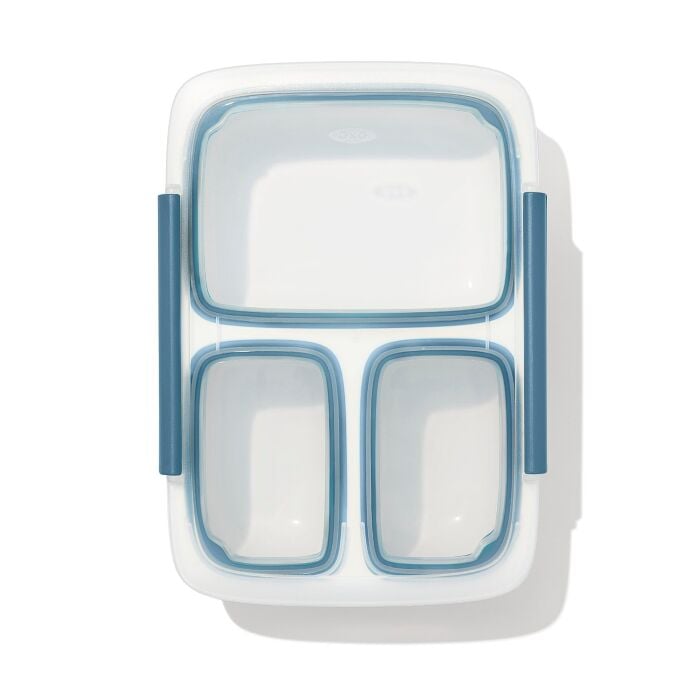 Prep & Go 4.1-Cup Divided Container - Ocean Blue - US 4262
