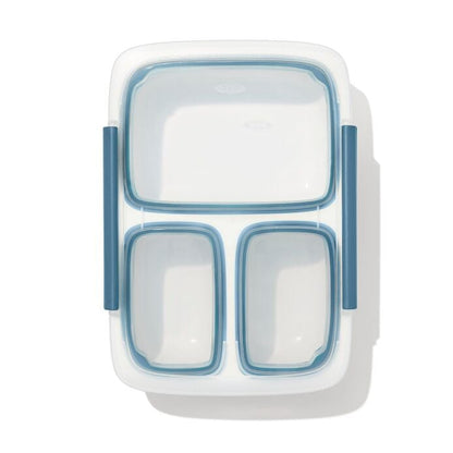 Prep & Go 4.1-Cup Divided Container - Ocean Blue - US 4262