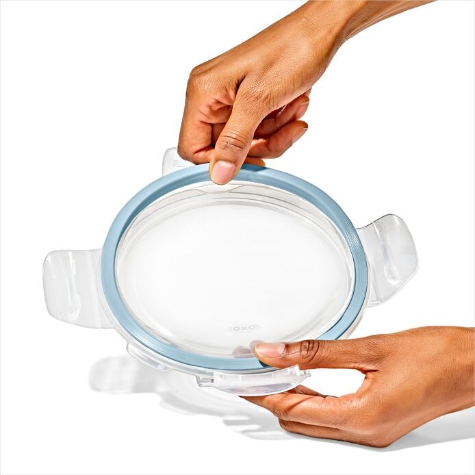 12-Piece Smart Seal Glass Container Set - Arctic Blue - US 4345