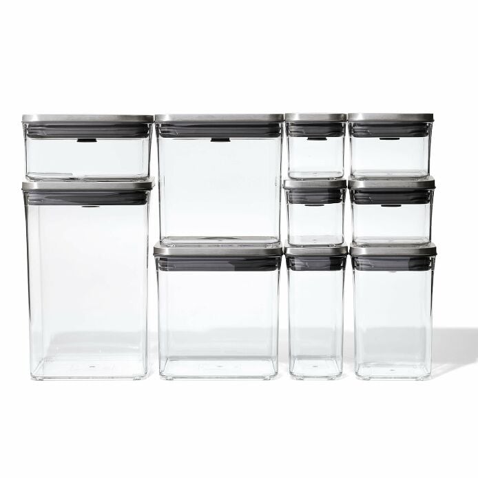 Steel 12-Piece POP Container Set - US 0104