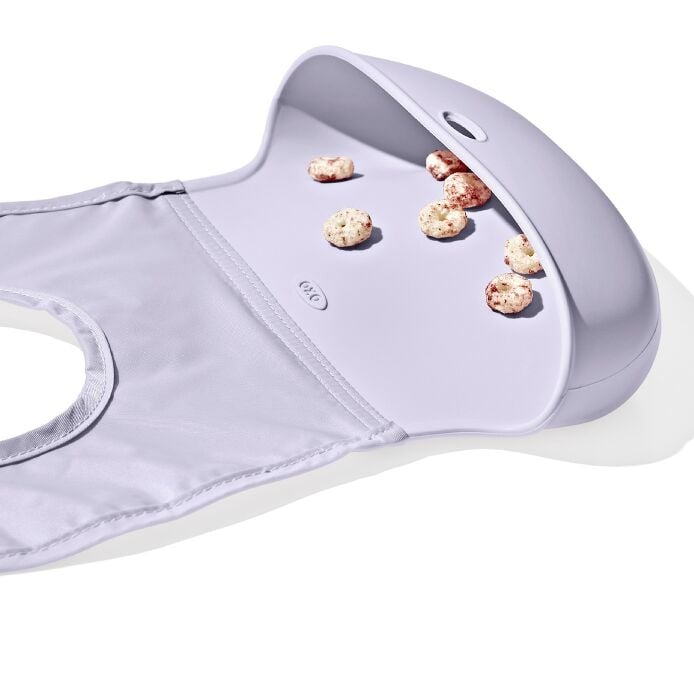 Roll-Up Bib - 2 Pack - Lilac And Opal - US 3517