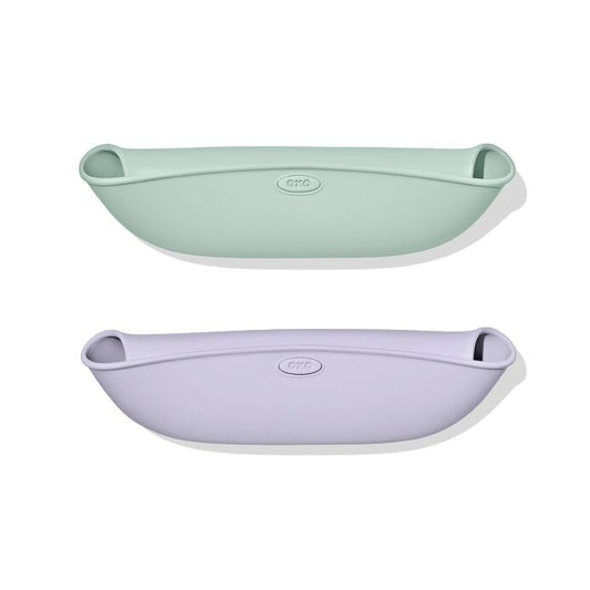 Roll-Up Bib - 2 Pack - Lilac And Opal - US 3517
