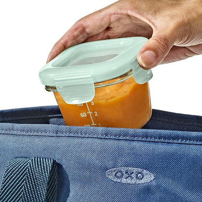 Glass Baby Blocks Food Storage Containers (4 oz) - Opal - US 5066